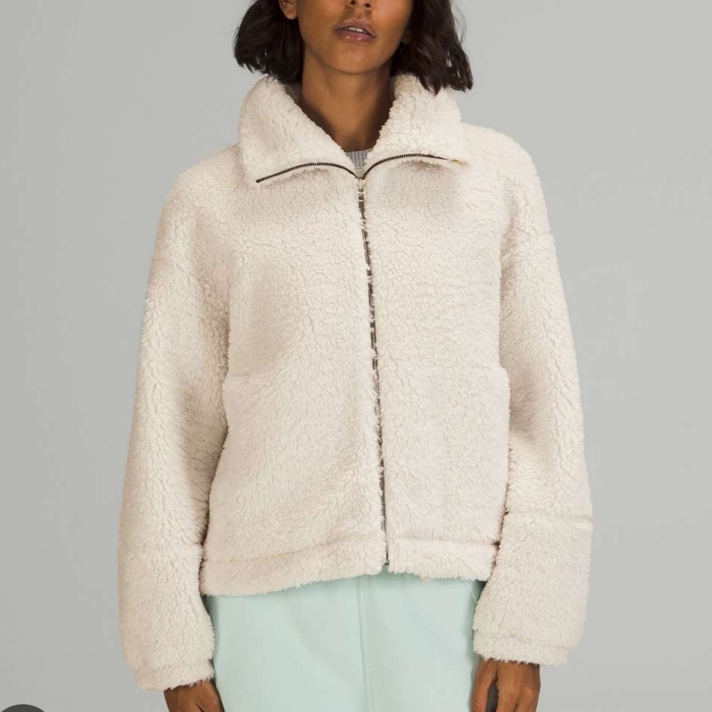Lululemon cinchable fleece zip